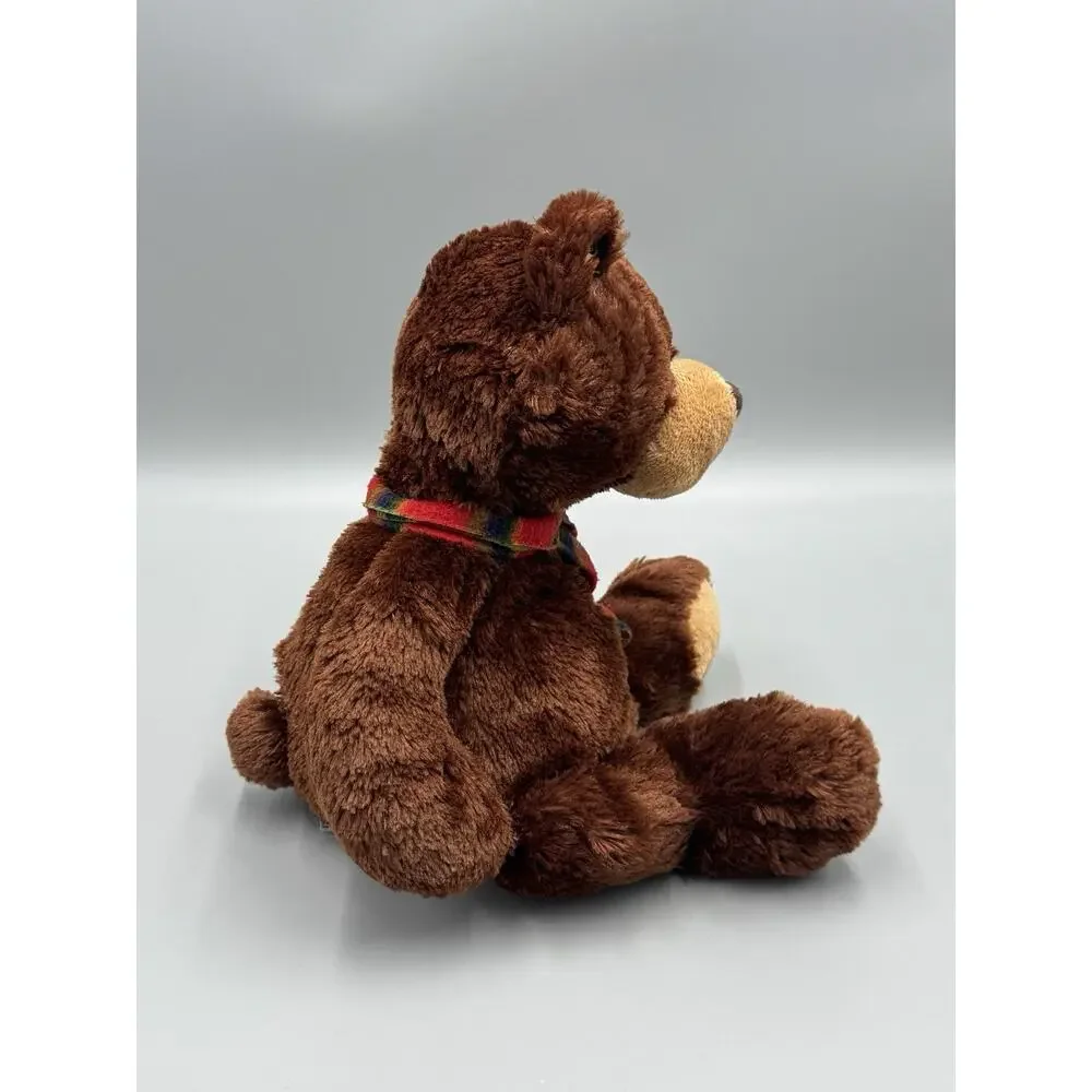 Ganz Winter Grizzby Bear Plush HX10490 Brown Stuffed Animal 16”